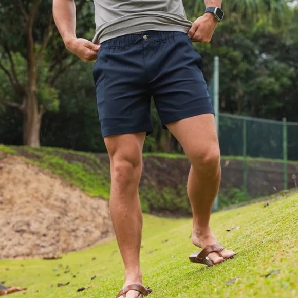 Wowie Other - WOWIE SHORTS 5” SZ MEDIUM BLUE BUTTON ZIP HIKE GOLF SWIM SPORTS